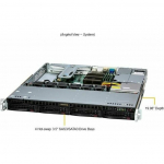 Super Micro Server Supermicro 1U E-2456 6C/12T 2x16GB 480GB M.2 4x3.5" HS 600W | 511R-M-OTO-17 | 672042894888