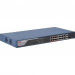 Hikvision DS-3E1318P-EI network switch Managed Fast Ethernet (10/100) Power over Ethernet (PoE) 1U Blue | 301801789 | 6942160495767