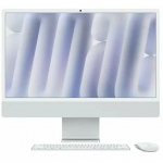 Komputer Apple APPLE iMac Z1E2 59,62cm 23,5Zoll Standardglas M4 8C CPU/8C GPU/16C N.E. 16GB 1TB SSD Gbit Eth MM MaKey DE Silber | Z1E2-MWUC3D/A-078POD | 4068668304959