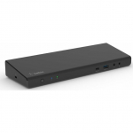 Belkin USB C Display Link Dock, Triple display support up to 4K, HDMI, DP, USB C, USB A, GbE, Audio, PD 85w, Mac/PC/Chrome compatible | INC007vfBK | 745883839407