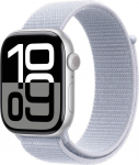Apple Watch 10 GPS + Cellular 46mm Silver Alu Sport Loop Blue (MWY23QF/A) | MWY23QF/A | 195949564024