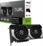 Asus Graphics card GeForce RTX 5070 DUAL 12GB GDDR7 192BIT HDMI/3DP | 90YV0M17-M0NA00 | 4711636046213
