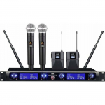 Mikrofon DNA DNA WM4 VOCAL HEAD SET MIX podw&oacute;jny zestaw system nagłośnienia mikrofon bezprzewodowy 2x nadajnik doręczny 2x nadajnik nagłowny + bodypack | 5908249818842 | 5908249818842