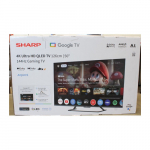 Sharp SALE OUT. 50HR7265E 50" (126cm) QLED 144Hz 4K Ultra HD Google TV, Dolby Vision, Dolby Atmos, Central Stand | SALE OUT. 50HR7265E | 50 | Smart TV | Google TV | Black | DAMAGED PACKAGING | 50HR7265ESO | 2000001429266