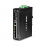 TRENDnet TI-G62 6-Port Gehrteter Industrieller Gigabit DIN-Rail | TI-G62 | 0710931160345