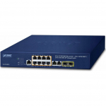 Planet PLANET IPv4/IPv6, 8-Port Managed Zarządzany L2/L4 Gigabit Ethernet (10/100/1000) Obsługa PoE 1U Blue | GS-4210-8P2C | 4711605286374