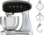 SMEG KITCHEN ROBOT 50&acute;STYLE BLACK SMF02BLEU | 8017709269128 | 8017709269128