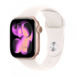 Apple Watch Series 11 (2025) GPS 42mm Rose Gold Alu Case, Light Blush Sport Band S/M EU MEU04 - ONLY BOX DAMAGE | MEU04LWADMG | 195950461138-D