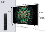 TCL 55C69K TV 139.7 cm (55") 4K Ultra HD Smart TV Wi-Fi Metallic | 55C69K | 5901292527266