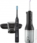 Philips Sonicare DiamondClean 9000 + Power Flosser HX3886/43 Set Black | HX3886/43 | 8720689017084