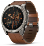 Garmin Fenix 8 3.56 cm (1.4") AMOLED 51 mm Digital 454 x 454 pixels Touchscreen Titanium Wi-Fi GPS (satellite) | 010-02905-40 | 753759338220