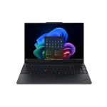 Lenovo ThinkPad E16 G4 Intel | Black | 16 " | IPS | WUXGA | 1920 x 1200 pixels | Anti-glare | Intel Core Ultra 7 | 355 | 16 GB | SODIMM DDR5 | Solid-state drive capacity 512 GB | Intel Graphics | Windows 11 Pro | 802.11be | Bluetooth version 5.4 | K  ...