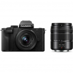 Aparat Panasonic Lumix DC-G100D + G Vario 12-32mm f/4.0-5.6 Mega OIS + 45-150mm f/4.0-5.6 (DC-G100DWEGK) | DC-G100DWEGK | 5025232960101