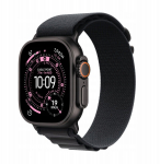 Apple Watch Ultra 3 GPS + Cellular 49mm Black Titanium Case with Black Alpine Loop - Large | MF0X4QP/A | 195950610390