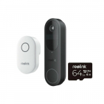 Reolink D340B Doorbell Battery with Chime and 64GB SD Card | BWS2KDB | 6976930223236