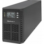 Qoltec UPS 2kVA, 2000W, PF 1.0 LCD, EPO, USB, On line | 52281 | 5901878522814