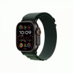 Apple Watch Ultra 2 GPS + Cellular 49mm Titanium Black Case with Dark Green Alpine Loop Large EU MX4T3 | MX4T3NFA | 195949584503