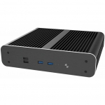 Akasa Euler CTX PC Case, Fanless Mini-Case, Thin-Mini-ITX - Black | A-ITX60-S1B | 4710679553429