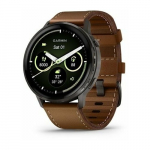 Garmin Venu 4 3.56 cm (1.4") AMOLED 45 mm Digital 454 x 454 pixels Touchscreen Black Wi-Fi GPS (satellite) | 010-03014-03 | 0753759363963