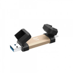 Silicon Power DS72 | 1000 GB | USB Type-A and USB Type-C 3.2 Gen 2 | Gold | SP001TBUC3S72VPG | 4713436162544