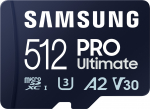 Samsung Memory card microSD MB-MY512SA/WW Pro Ultimate 512GB + Adapter | MB-MY512SA/WW | 8806094957228