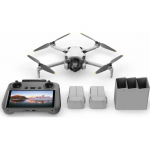 DJI Drone Mini 4 Pro Fly More Combo with UHD 4K 60 fps Camera with DJI RC2 Remote Controller, Light Gray EU (CP.MA.00000735.01) | CP.MA.00000732.02 | 6941565969101