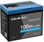 Qoltec LiFePO4 battery 12.8V 100Ah 1280Wh BMS | 53714 | 5901878537146