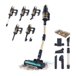 Cecotec Vacuum cleaner | Rockstar RX70 AquaPet Flex Conga | Cordless operating | Stick/handheld | 780 W | Operating time (max) 100 min | Blue/Gold | 8447420170388 | 8447420170388