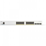 Cisco Catalyst C1200-24FP-4G-RF łącza sieciowe Zarządzany L2 Gigabit Ethernet (10/100/1000) Obsługa PoE White | C1200-24FP-4G-RF | 889728645805