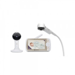 Motorola | Full HD Wi-Fi Video Baby with Crib Mount | VM65X CONNECT 5.0" | 5.0" LCD colour display with 480 x 272 resolution; Lullabies; Room temperature monitoring; Infrared night vision; LED sound level indicator; Wi-Fi connectivity for on- | 00212 ...