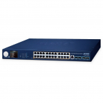 Planet 24-Port PoE+ Managed  w/ LCD Screen GS-6311-24P | GS-6311-24P4XV | 4711605287531