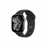 Apple Watch 11 GPS + Cellular 42mm Jet Black Alu Sport Band S/M Black  (MF834ET/A) | MF834ET/A | 195950468519