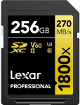 Lexar SDXC 256GB Professional 1800x UHS-II U3 (180/270 MB/s) | LSD1800256G-BNNNG | 0843367124510