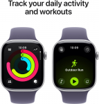 Apple Watch 11 GPS 46mm Silver Alu Sport Band M/L Purple  (MEVA4ET/A) | MEVA4ET/A | 0195950464368