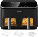 Cosori Dual Basket Air Fryer 4.25L+4.25L Black EU KAAPAFCSNEU0181Y | S7832672 | 0810123671731