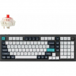 Klawiatura Keychron Keychron Q5 Max QMK/VIA Wireless Custom Mechanical Keyboard Fully Assembled Knob / Carbon Black / Gateron Jupiter Red | 4895248864387 | 4895248864387