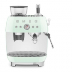 SMEG COFFEE MACHINE ESPRESSO MANUAL RETRO-STYLE PASTEL GREEN EGF03PGEU | 8017709329860 | 8017709329860