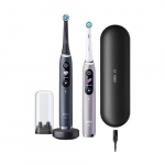 Oral-B | Electric Toothbrush | iO 9 Series Duo | Rechargeable | For adults | Number of brush heads included 2 | Number of teeth brushing modes 7 | Black Onyx/Rose | 4210201411574 | 4210201411574