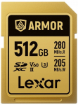 Karta Lexar Armor Gold SDXC 512 GB Class 10 UHS-II/U3 V60 (LSDAMGL512G-RNNNG) | LSDAMGL512G-RNNNG | 843367138586
