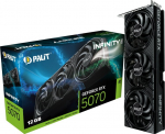 Palit Graphics card GeForce RTX 5070 INFINITY 3 12GB GDDR7 192bit 3DP/HDMI | NE75070019K9-GB2050S | 4710562245097