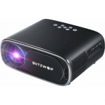 BlitzWolf BW-V4 1080p LED beamer / projector, Wi-Fi + Bluetooth (black) | BW-V4 | 5905316147027