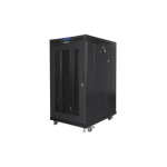 Lanberg | Rack cabinet 19" free-standing 22U/800x1000 (flat pack) with mesh door | FF01-8022-23BL | Black | FF01-8022-23BL | 5901969440294