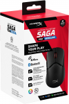 HyperX Mouse Pulsefire Saga Pro Wireless Gaming - A2PB2AA | A2PB2AA | 198415001658