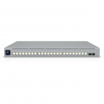 Ubiquiti network switch ECS-24-PoE-EU Enterprise-grade 24-port, Layer 3 Etherlighting PoE+++ switch with high-capacity 10 GbE RJ45 and 25G SFP28 connections for high availability system design, (16) 10 GbE, (8) 2.5 GbE ports, all PoE+++ (90W capable, ...