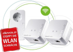 devolo Magic 1 WiFi mini Powerline Multiroom Kit Powerline bis zu 1.200 Mbit/s, WiFi 4 bis zu 300 Mbit/s, 1x LAN (pro Einheit) | 8570 | 4250059685703