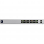 Ubiquiti Ubiquiti UniFi Pro 24-Port PoE Zarządzany L2/L3 Gigabit Ethernet (10/100/1000) Obsługa PoE 1U Silver | USW-PRO-24-POE | 0817882028349