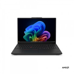 Lenovo ThinkPad T16 G5 AMD | Black | 16 " | IPS | WUXGA | 1920 x 1200 pixels | Anti-glare | AMD Ryzen 5 PRO | 215 | 16 GB | SODIMM DDR5 | Solid-state drive capacity 512 GB | AMD Radeon 740M Graphics | Windows 11 Pro | 802.11be | Bluetooth version 5.  ...