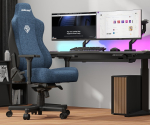 Anda Seat Kaiser 3E XL materiałowy Light Blue Fabric | AD23YC-XL-09-E-CF-E01 | 6977890866983