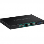 TRENDnet TI-RP262i 26-Port Industrial Rackmount PoE+  Gigabit L2 Managed | TI-RP262i | 0710931161700