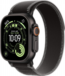 Apple Watch Ultra 3 GPS + Cellular 49mm Black Titanium Case with Black/Charcoal Trail Loop - S/M | MF1D4QP/A | 195950610529
